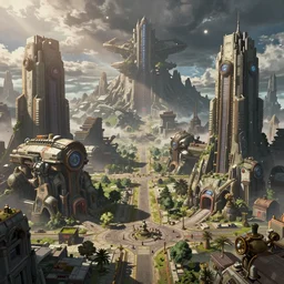 large biomes, a scifi fantasy, abandoned street megafauna, intricate details, style by wlop, photorealistic film still, concept art, epic lighting, dramatic, anime color palette, artstation, cgsociety, ultra detail