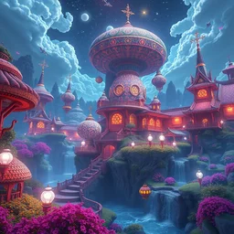 wonderland, highly detailed, 8 k, hdr, award - winning, octane render, artstation, volumetric lighting, anime wallpaper, pop art color
