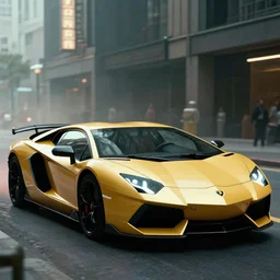 a cinematic film still of a lamborghini in the movie blade runner 2 0 4 9