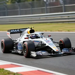 a ford fiesta racing in formula one