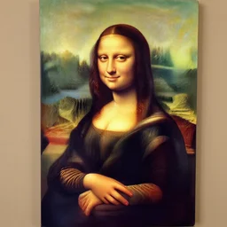 muhammad ali jinnah painted in style of mona lisa