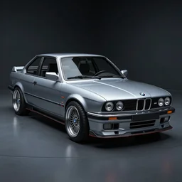 futuristic cyberpunk bmw e 3 0 created by khyzyl saleem trending on artstation