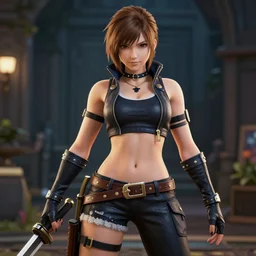 ana de armas in dead or alive 5, by wlop, by artgerm