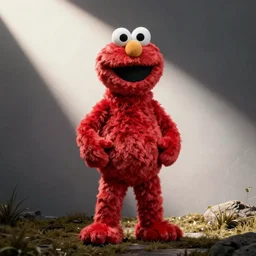 Elon Musk in an Elmo costume