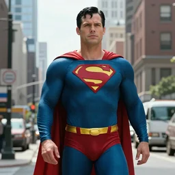 film still of kevin james as superman in superman, 4 k