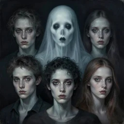 portrait, nightmare anomalies, ghost by dariusz zawadzki, kenneth blom, mental alchemy, james jean, pablo amaringo, naudline pierre, contemporary art, hyper detailed