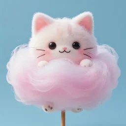 cute cotton candy made out of kittens