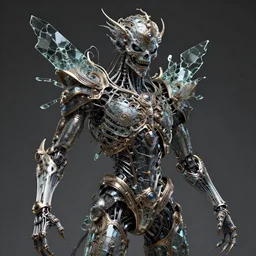 scary robot deity, god, by sculptor robin wight wires, metallic colors, broken glass, deepdream, insane details, intricate, elite, ornate, elegant trend, highly detailed and intricate, sharp focus, photography, unreal engine, trending on artstation, photorealistic, octane, hyper detailed, trending on deviantart