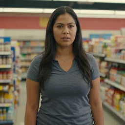 film still of kaliko kauahi as sandra kaluiokalani in superstore 2 0 1 5