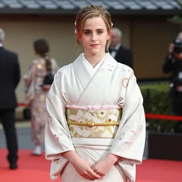 emma watson wearing a kimono
