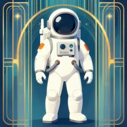 👨‍🚀🦝, Art Deco, Greg rutkowski, Trending artstation