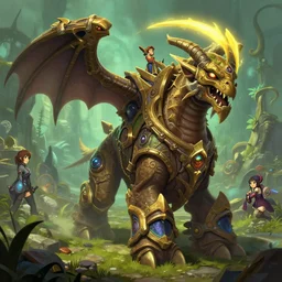 mount epic turbostrider screenshot world of warcraft mounts worldboss fantasy comics that looks like it is from borderlands by jesper ejsing, by rhads, makoto shinkai alena aenami artworks in 4 k beeple, thomas kinkade heartstone league of legends dofus overwatch