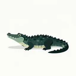 cyborg crocodile but minimalistic corporative art, trending on artstation, minimalism