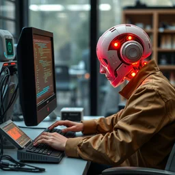 a computer using a human for everyday task