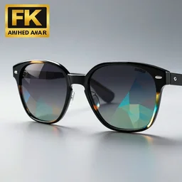 Rule of thirds. Badass. Cool. Neat. Wearing stylish sunglasses. In the style of faceted glass geometric abstract art. 4k. HDR. Award-winning. Raytracing. Global illumination. Ambient occlusion. Blue color scheme. Octane render of a cool abstract geometric head forum avatar character. Futuristic. badass. interesting. intriguing. stylish.
