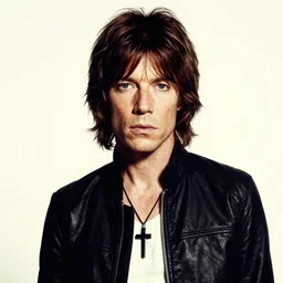 individual youthful mick jagger silk screen butcher billy style