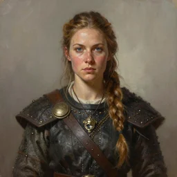 an portrait of an female viking highly detailed, centered, digital painting, artstation, concept art, donato giancola, Joseph Christian Leyendecker, WLOP, Boris Vallejo, Breathtaking