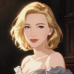 cate blanchett as an anime character