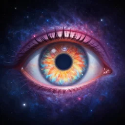 eye of the universe, trending on artstation, digital art