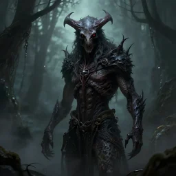 photo of the wendingo, dark fantasy, creepy, character, art by jason edmiston