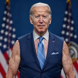 muscular joe biden ( ( ( (, highly detailed, high quality, hd, 4 k, 8 k, canon 3 0 0 mm, professional photographer, 4 0 mp, lifelike, top - rated, award winning, realistic, sharp, no blur, edited, corrected, trending ) ) ) )
