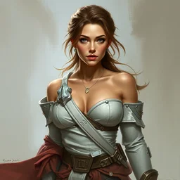 adrianne palicki by ruan jia, portrait, female,