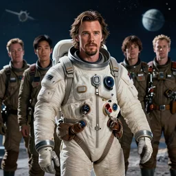 christian bale as an eccentric space explorer, by yuumei, bayard wu, wlop, tim white, ross tran, photorealistic, 4 k