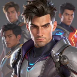 tracer from overwatch portrait, close up, artstation concept art, intricate details, highly detailed portrait cinematic lightning by michael komarck, adam hughes, seseon yoon, artgerm
