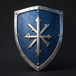 shield next to a rune