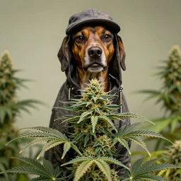 snoop dog as a cannabis plant, realistic, 8 k,