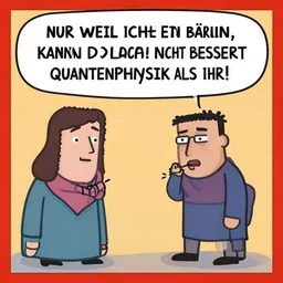 NUR WEIL ICH EIN BÄR BIN, KANN ICH DOCH AUCH NICHT BESSER QUANTENPHYSIK ALS IHR!