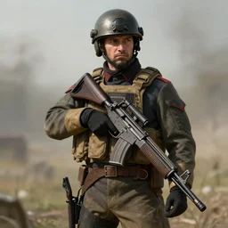 1 8 th century prussian special forces officer with tactical gear, artstation, trending on artstation