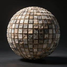 sphere made out of cubes