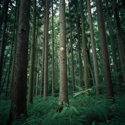 the trees in this forest have eyes.