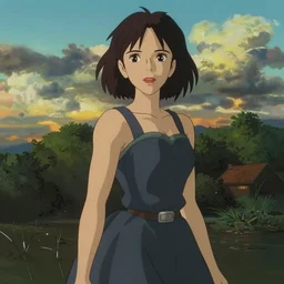 jessica alba by greg rutkowski, makoto shinkai, takashi takeuchi, studio ghibli, akihiko yoshida, rule of thirds, seductive look, beautiful