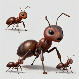 concept art of an anthropomorphic ant race