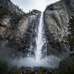 an award - winning professional photograph of a waterfall in yosemite national park