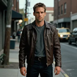 film still of Paul Walker as The Terminator in The Terminator, 4k