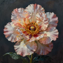 absolutely surreal flower painting by James Jean and Ross Tran and James Gilleard and Mark Ryden