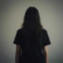 a very mysterious photo of a random person