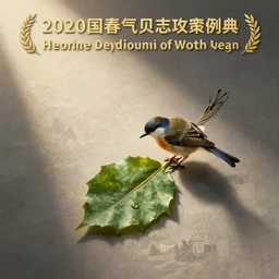 a bird turning into a leaf drawing