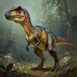 portrait of velociraptor,, artwork by Daniel Merriam,