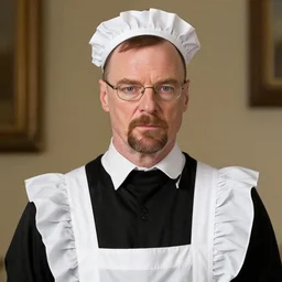 walter white in french maid costume