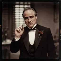a daguerrotype film still of the godfather 1 9 7 2