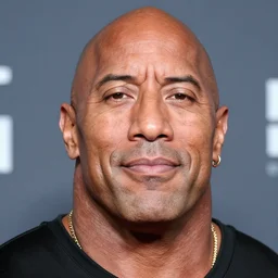 the obese dwayne the rock johnson's face