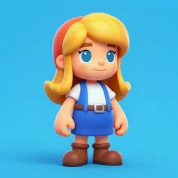 a portrait of the damsel from Spelunky, concept art, trending on artstation 3D.