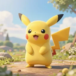 real life pokemon, cute!!!, content!!!, mischievous!!!, adorable!!!, fluffy!!!, ultra realistic!!!, golden hour, wide shot, sharp focus