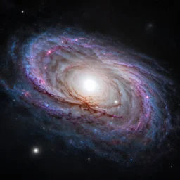 a photorealistic image of the andromeda galaxy