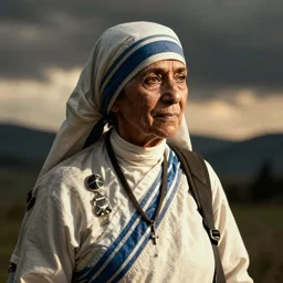 A still of Mother Teresa as Rambo in Rambo First Blood