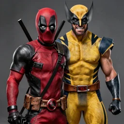realistic deadpool and Wolverine fusion, 8k,